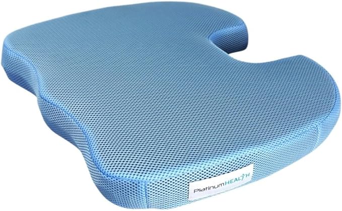 Air-Logic Smart-Cushion Premium Seat Cushion. User Adjustable Comfort. Never Bottoms Out. Self-Inflating Air/Foam Technology. Coccyx Cutout, Relieves Sciatica, Back/Tailbone Pain. Free Carry Bag (1)