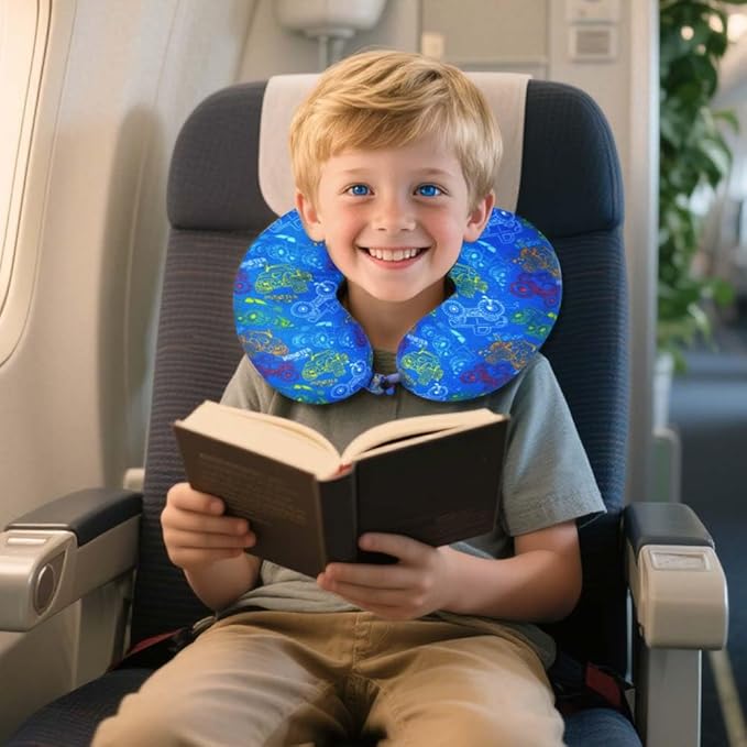 KLFVB Kids Luggage for Boys Girls, Cute Rolling Wheels Suitcase for Toddler, Children Travel Carry on Suitcase