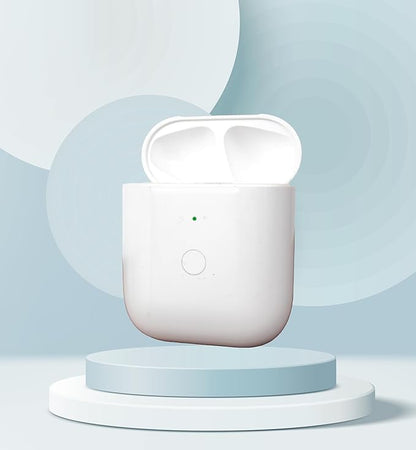 Replacement Charging Case for AirPods 1st & 2nd Generation with Wireless and Wired Charging and Built-in 550 mAh Battery for Fast Charging, Bluetooth Pairing and Sync Button. No Earbuds/Airpods