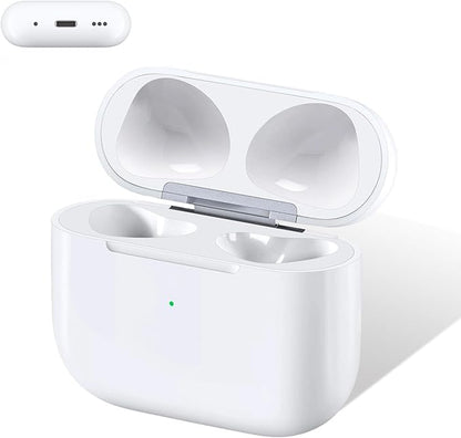 Wireless Charging Case Compatible with Air Pods 3, Compatible with AirPods 3rd Generation Charging Case with 600mAh Built-in Battery with Pairing Sync Button (No Earbuds), White