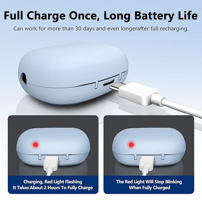 Toothbrush Covers Case San itizer with Light,Toothbrush Covers with Holder, Rechargeable Portable Toothbrush Cleaner Case（Blue）