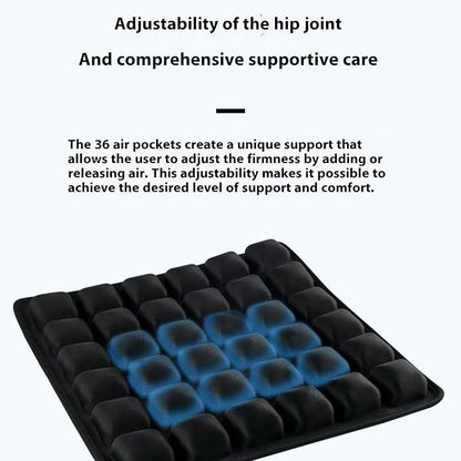 Sondor Travel Seat Cushion-Inflatable seat Cushion for Airplane & Long Flights, Portable Travel Cushion for Airplane Seats, Office Chairs, andWheelchair.Ergonomically Designed seat Cushion