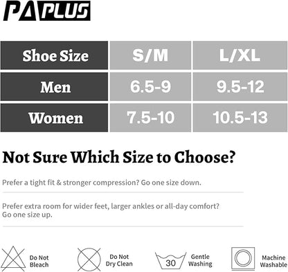 Compression Running Ankle Socks Low Cut(6 Pairs) for Men & Women