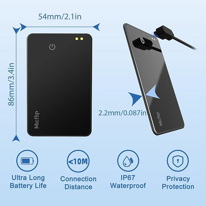 Wallet Tracker Card (Samsung Only),Rechargeable Bluetooth Smart Wallet Tracker,0.08in Ultra-Thin Glass Samsung Tracker Tags for Wallets,Passports & Luggage,IP67 Waterproof（1 Pack）