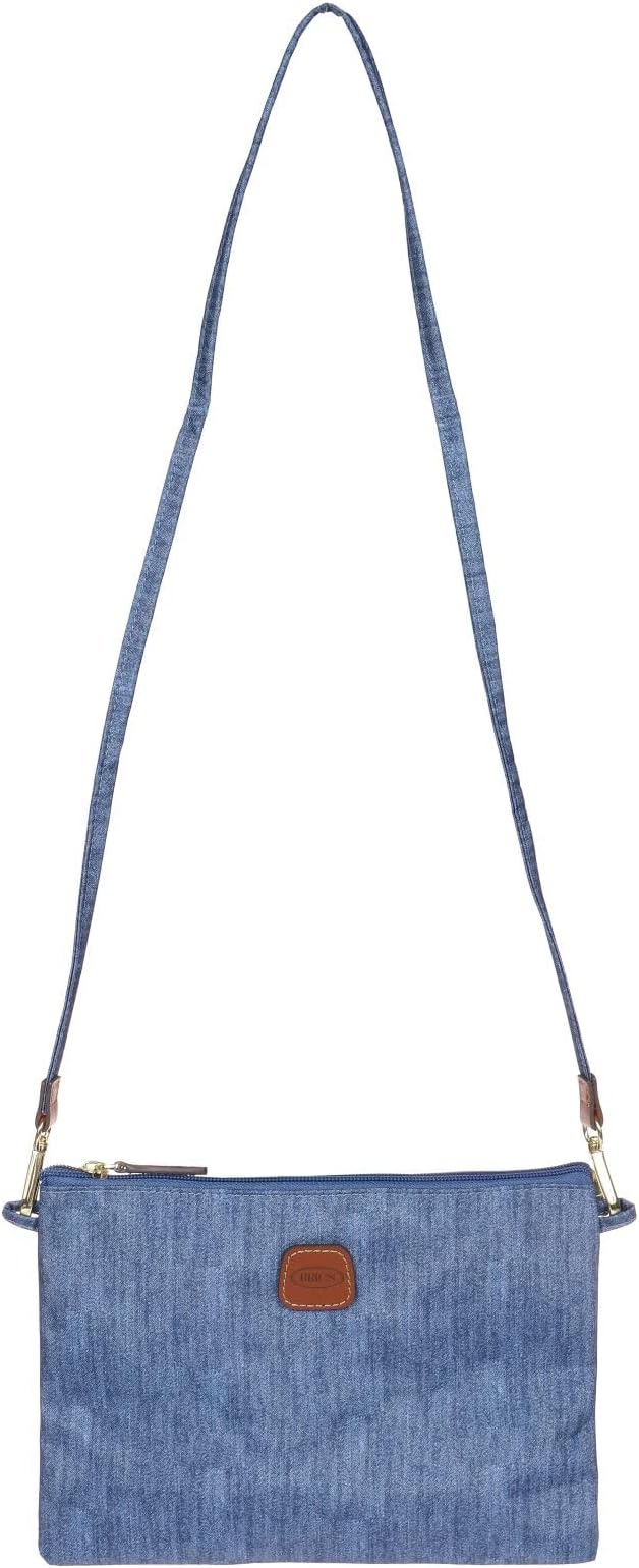 Bric's X-Bag/X-Travel 2.0 Folding Duffel Bag - 18" Carry On and Overnight Travel Bag - Jeans