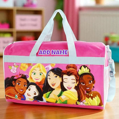 Personalized Licensed Kids Duffel Bag - Disney Princess