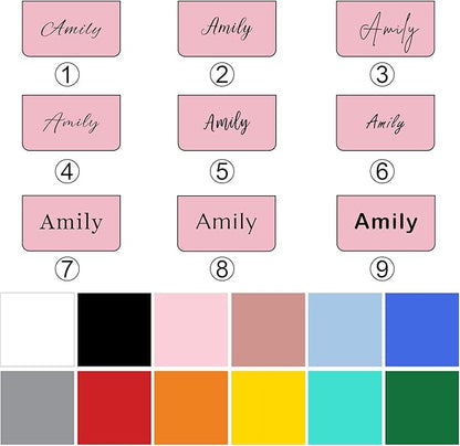 Personalized Travel Makeup Bag, Customized Large Capacity Cosmetic Bag with Printed Name Initials, PU Leather Toiletry Bag for Women, Wide Open Portable Pouch with Divider and Handle, Mothers Day Gift