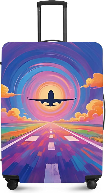 ANNA QUEEN Travel Luggage Cover Suitcase Protector Suitcase Cover Anti-Scratch,Stretchable Luggage Travel Bag Cover Washable