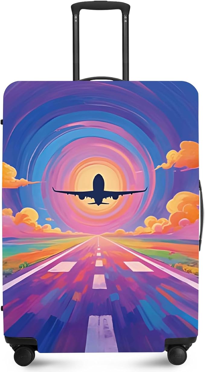 ANNA QUEEN Travel Luggage Cover Suitcase Protector Suitcase Cover Anti-Scratch,Stretchable Luggage Travel Bag Cover Washable