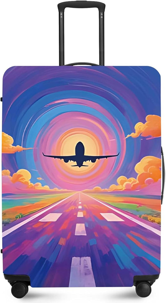 ANNA QUEEN Travel Luggage Cover Suitcase Protector Suitcase Cover Anti-Scratch,Stretchable Luggage Travel Bag Cover Washable