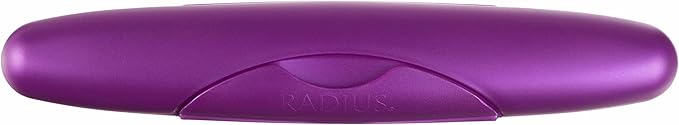 RADIUS Toothbrush Portable Travel Case Kit Standard Toothbrush Soap Razor Case Storage Box for Travel BPA Free 3 Count - Amethyst Purple
