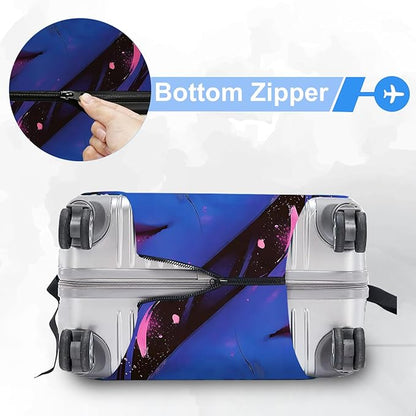 ANNA QUEEN Travel Luggage Cover Suitcase Protector Suitcase Cover Anti-Scratch,Stretchable Bag Cover Washable Durable Polyester