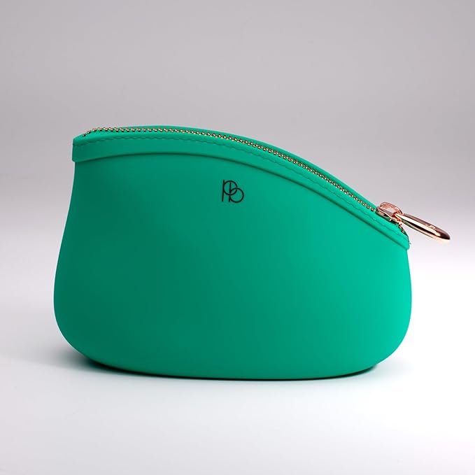 Small Makeup Bag by Pudinbag | The Premium Silicone Purse Bag | Vegan Hygenic Eco-friendly | Water and Heat Resistant