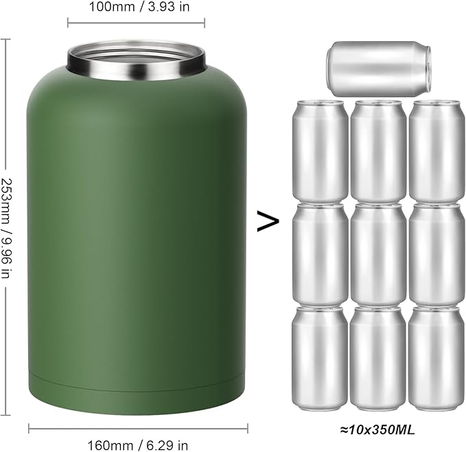 Zenbo One Gallon Jug with Straw, 128 oz Double Wall Vacuum Insulated Sports Water Bottle, Keeps Cold up to 48 Hours, Leak-Proof & Sweat-Proof Stainless Steel Water Jug for Gym, Outdoor & Camping