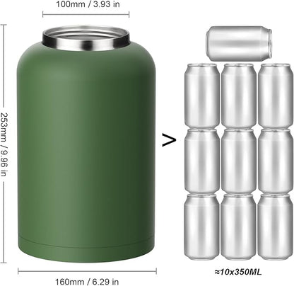 Zenbo One Gallon Jug with Straw, 128 oz Double Wall Vacuum Insulated Sports Water Bottle, Keeps Cold up to 48 Hours, Leak-Proof & Sweat-Proof Stainless Steel Water Jug for Gym, Outdoor & Camping