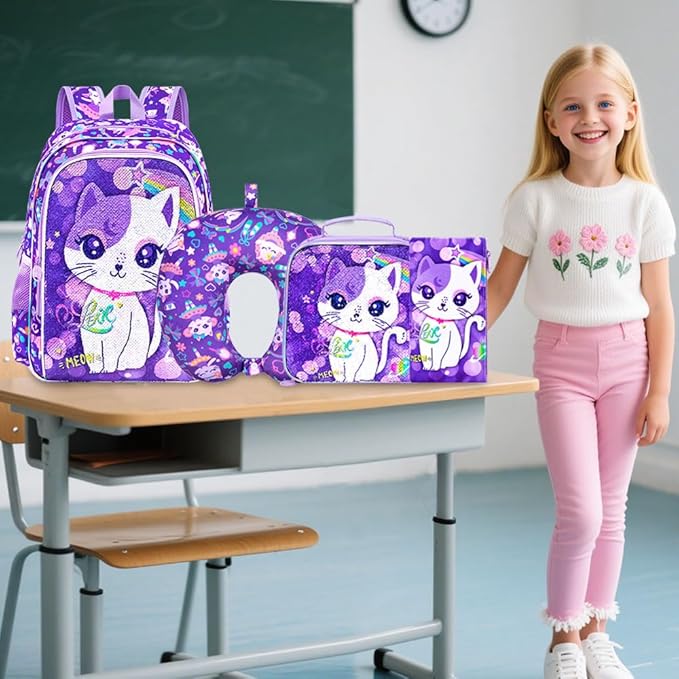 KLFVB Kids Luggage for Boys Girls, Cute Rolling Wheels Suitcase for Toddler, Children Travel Carry on Suitcase