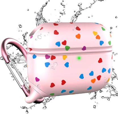 Catalyst Waterproof Case for AirPods Pro 2nd Generation and AirPods Pro 1st Generation - Wireless and USB-C Charging Compatible, One Piece Design, High Drop Protection Case with Carabiner