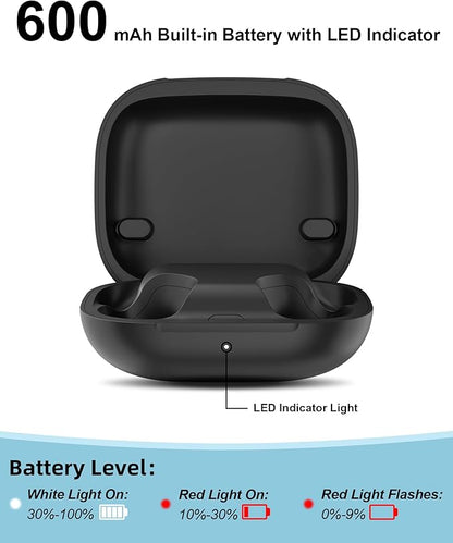 Charging Case Replacement for Powerbeats Pro 2 : Wireless Earbuds Charger Case with Bluetooth Pairing Sync Button, 600mAh Battery, Earbuds Not Included