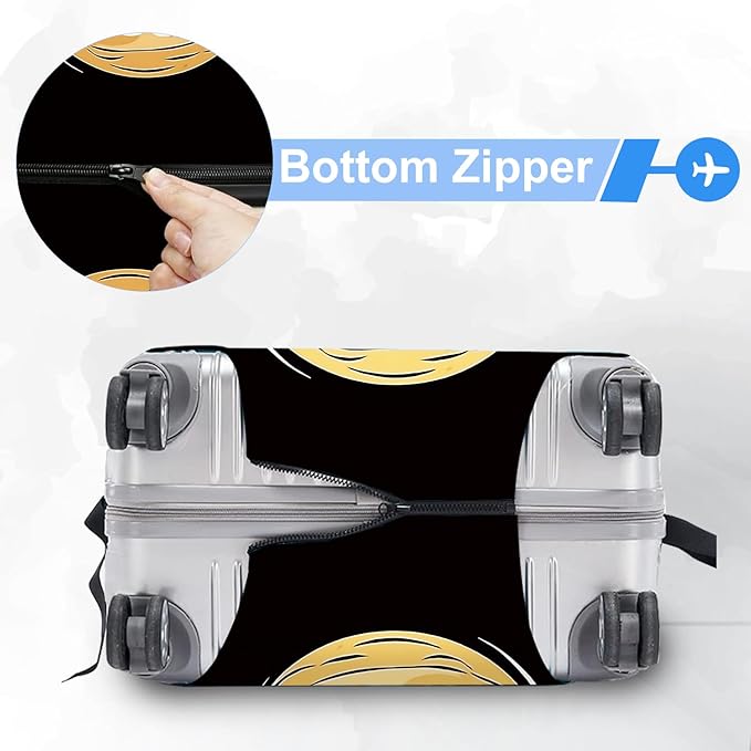 ANNA QUEEN Travel Luggage Cover Suitcase Protector Suitcase Cover Anti-Scratch,Stretchable Bag Cover Washable Durable Polyester