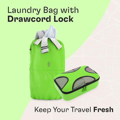 Shacke 6 Set Packing Cubes for Travel - Compression Packing Bags/Travel Organizer - Luggage Organizer Bags for Traveling - Travel Essentials for Women - Cruise Must Haves Packing List