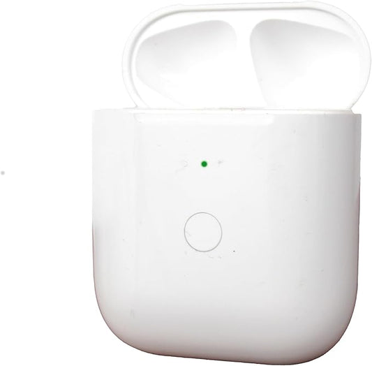 Replacement Charging Case for AirPods 1st & 2nd Generation with Wireless and Wired Charging and Built-in 550 mAh Battery for Fast Charging, Bluetooth Pairing and Sync Button. No Earbuds/Airpods