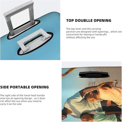 Custom Luggage Cover for 18-32 Inch Elastic Washable Stretch Suitcase Protector Anti-Scratch Personalized Design Travel Suitcase Cover for Kid and Adult L (25-28 inch suitcase)