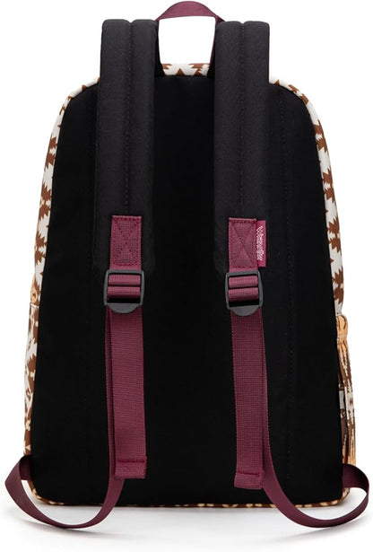 Montana West Wrangler Lightweight Backpack for Women Water Resistant 800D Casual Daypack for College, Commute, Travel & Gym