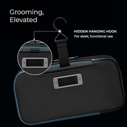 Briggs & Riley Toiletry Kit - Travel Bags for Women & Men, Organizer for Vacation, Dopp Kit for Bathroom Accessories, Makeup, & Skincare