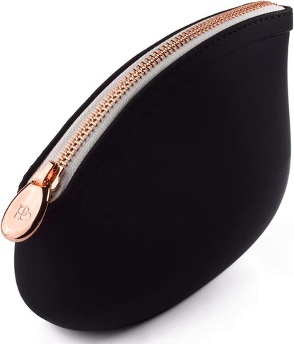 Small Makeup Bag by Pudinbag | The Premium Silicone Purse Bag | Vegan Hygenic Eco-friendly | Water and Heat Resistant