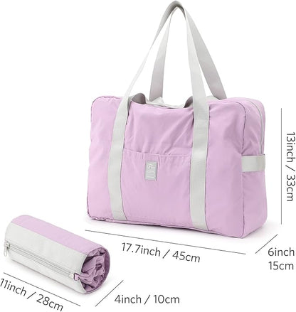 VanFn Foldable Travel Duffel Bag, Sports Duffels Gym Bag, Rainproof Nylon Totes, Sports Shoulder Handbag, Lightweight Duffle Bags For Women & Men, Outdoor Weekend Bag, P.Travel Series