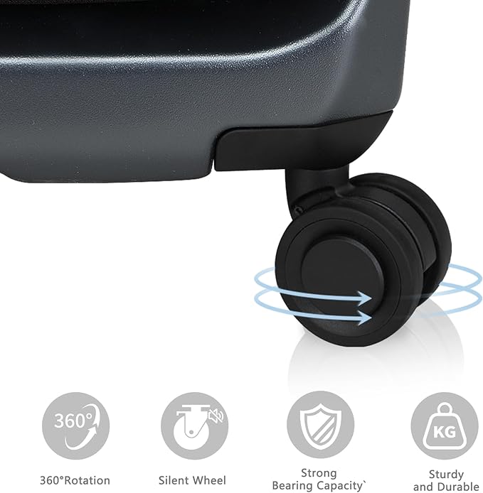 28 Inch Luggage with Spinner Wheels & TSA Lock, Expandable PC Hardside Large Checked Luggage with Top Opening, Durable Lightweight Rolling Suitcase, Gray