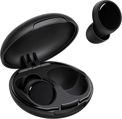 Ear Plugs for Sleeping Noise Cancelling, 45dB Noise Reduction Earplugs for Sleep, Concert, Snoring, Parenting & Noise Sensitivity Relief, Hearing Protection Reusable Earplugs with 8 Soft Tips Black