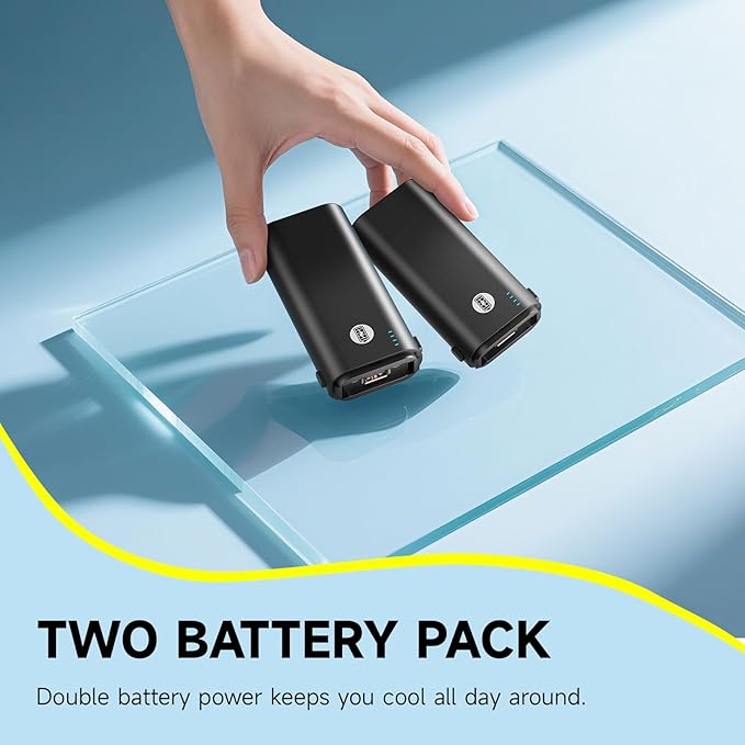 HandFan 10400mAh Handheld Fan Rechargeable, 40Hrs Long-Lasted Hand Fan, Mini Personal Fans Foldable, Heavy Duty Battery Fans Portable for Travel Beach Concerts Cruise Makeup(Clear Blade)