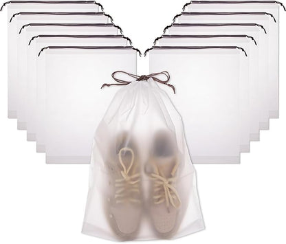 100 Pack Shoe Bags for Travel, 11.8" x 15.7" Waterproof Travel Shoe Bags for Packing,Large Travel Bag for Shoes, Storage Bags Travel Essentials Men for and Women