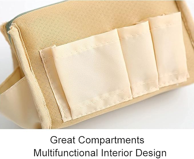 Medium Makeup Bag for Purse, Makeup Pouch Small Cosmetic Bag Mini Portable Handbag for Women and Girls (Emerald Green)