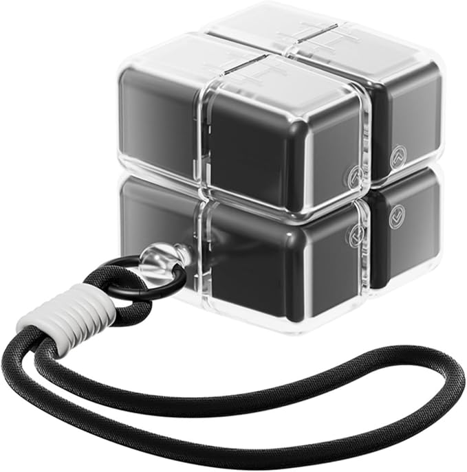 Weekly Pill Organizer, Travel 7 Day Pill Box Case with Magnetic Design, Easy Open Pill Container for 8 Compartments Portable Pill Case Medicine Holder for Vitamins Medication (Black)