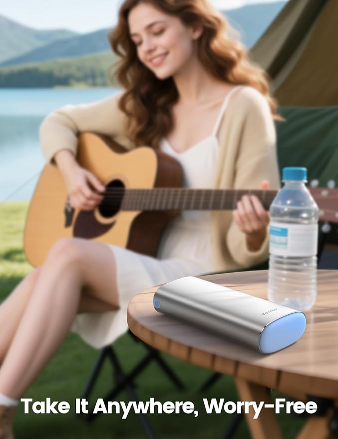 Vaydeer Metal 7 Day Pill Organizer 2 Times a Day – AM PM Weekly Travel Pill Case with Moisture-Proof Desiccant, Airtight Large Capacity Pill Box for Vitamins, Medications & Supplements (Grey)