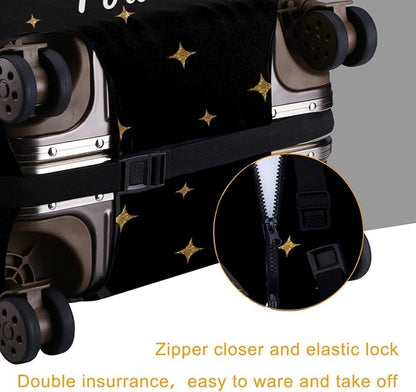 Personalized Luggage Suitcase Cover With Photo Dog Cat, Picture Custom Suitcase Cover, Custom Luggage Cover(S (for 18--21 inch luggage))