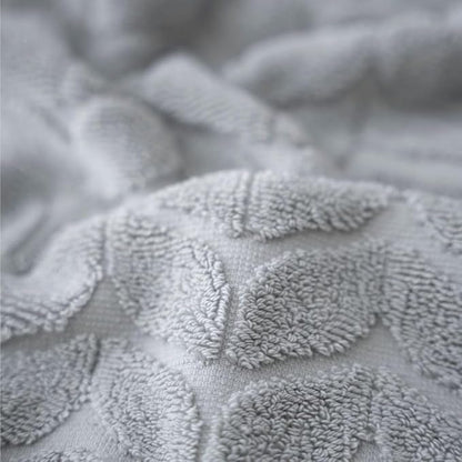 BAGNO MILANO Turkish Cotton Ultra-Soft Plush Absorbent Quick Dry Bathroom Towel Set, Made in Turkey (LightGrey, 6 pcs Towel Set)