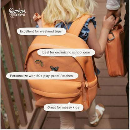 Parker Kids Backpack | Tear-Resistant & Comfortable School & Travel Backpack for Kids with Patch Customization