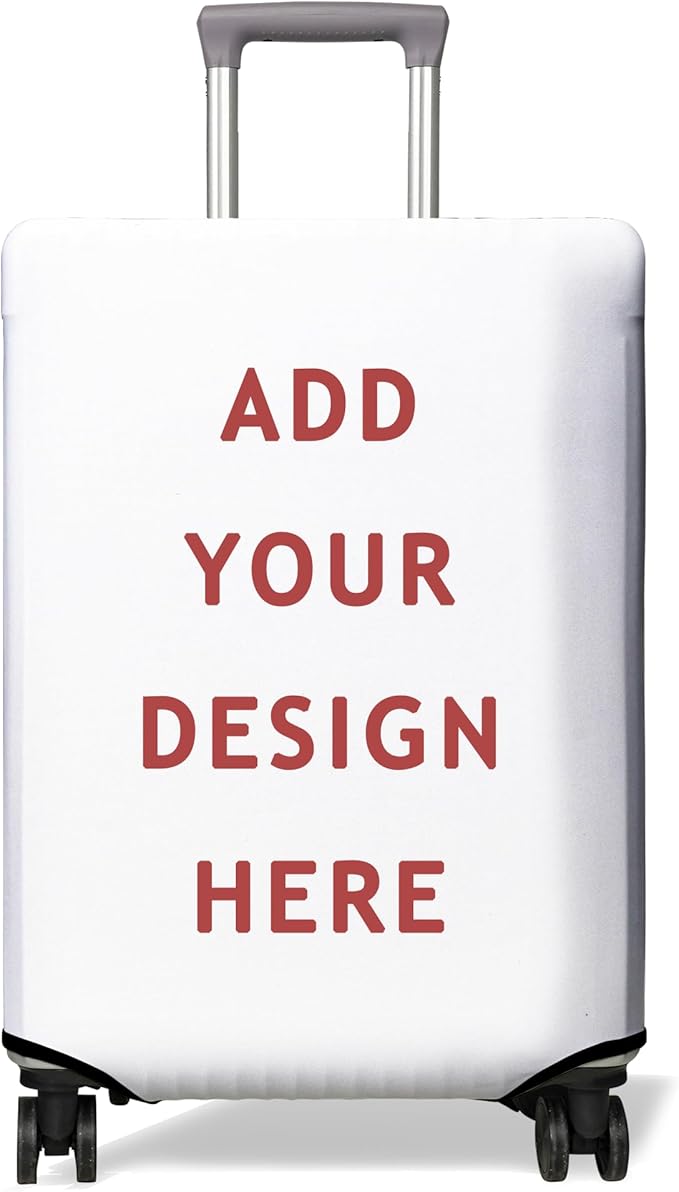 Travel Luggage Cover Suitcase Protector Fits 18-32 Inch Wheel Covers PatternedTravel Related Items Flower Luggage Protector Elastic M