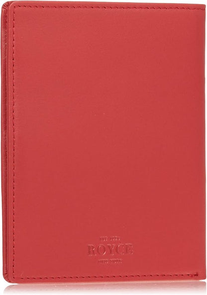Royce Leather Rfid Blocking Bifold Passport Currency Travel Wallet Bi-Fold Wallet