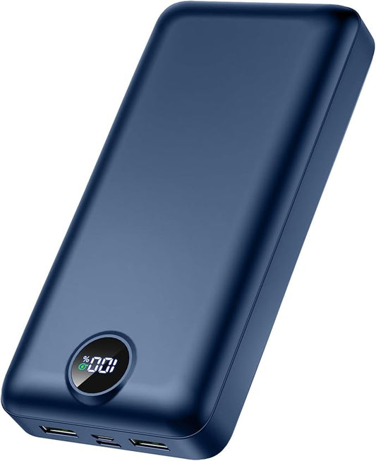 Portable Charger Power Bank 50000mAh 22.5W Fast Charging Battery Bank USB C External Battery Pack with 3 Output & 2 Input Digital Display Travel Essential for iPhone 16/15/14/13/12, Samsung, iPad etc