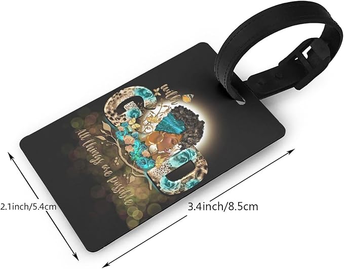 Travel Suitcase Protector African American Girl Elastic Protective Washable Luggage Cover With Concealed Zipper Suitable For 18-32 Inch(L (for 25-28 inch luggage))