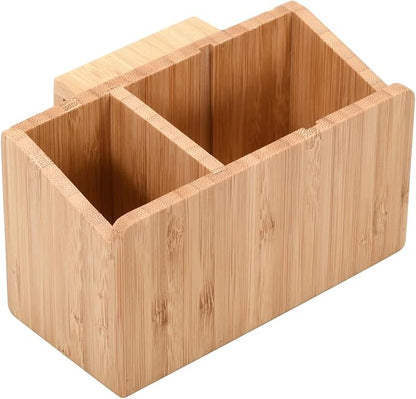 MobileVision Bamboo 12-Port Charging Station & Docking Organizer for Smartphones & Tablets, Family-Sized, for use in Corporate Offices & Classrooms (With 2 Bamboo Caddy Add Ons Included)