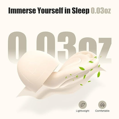 Ear Plugs for Sleeping Noise Reduction, Beinkap Reusable Earplugs Hearing Protection for Focus, Study, Work – 6 Pair Eartips in S/M/L – Flexible Silicone Soft – 35dB Noise Cancelling - Skin