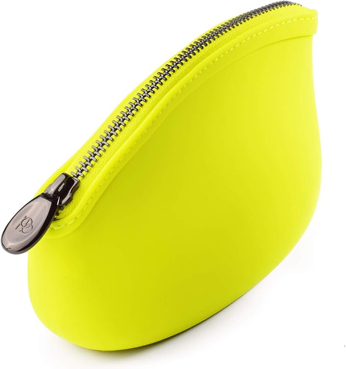 Small Makeup Bag by Pudinbag | The Premium Silicone Purse Bag | Vegan Hygenic Eco-friendly | Water and Heat Resistant