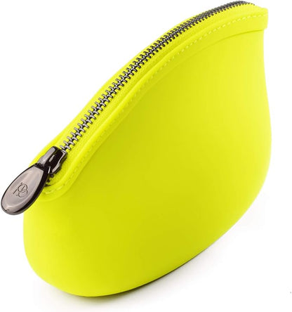 Small Makeup Bag by Pudinbag | The Premium Silicone Purse Bag | Vegan Hygenic Eco-friendly | Water and Heat Resistant