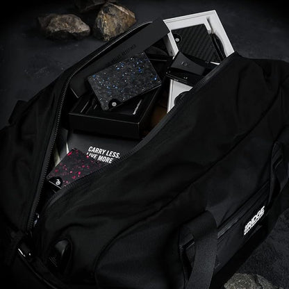 The Ridge Wallet - Slim Minimalist Compact Wallet and Card Holder| RFID Protected Front Pocket Wallets | Integrated Cash Strap | Forged Pacific