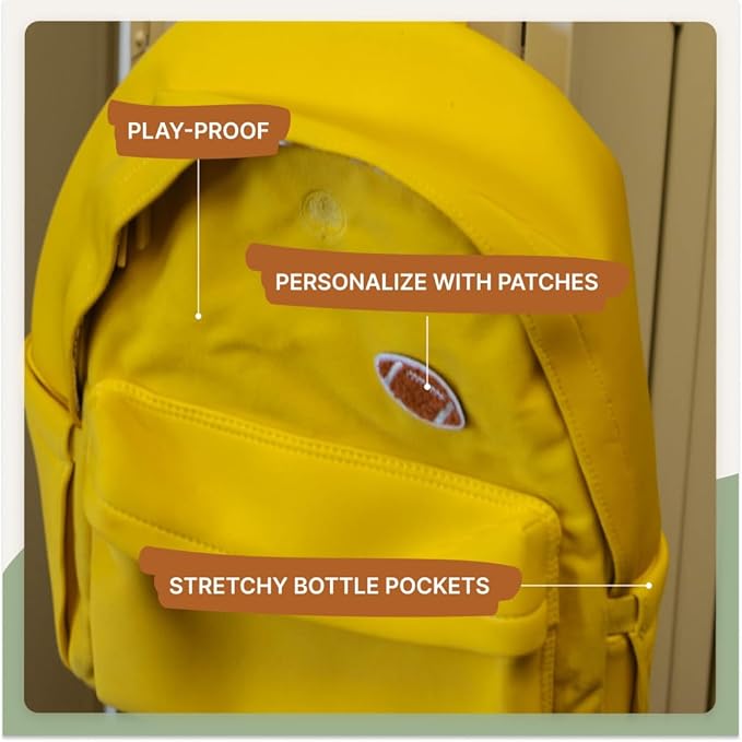 Parker Kids Backpack | Tear-Resistant & Comfortable School & Travel Backpack for Kids with Patch Customization